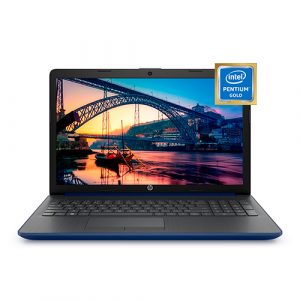 HP Notebook 15.6" HD Pentium Gold 6405U 8GB 1TB Windows 10 Lumiere Blue
